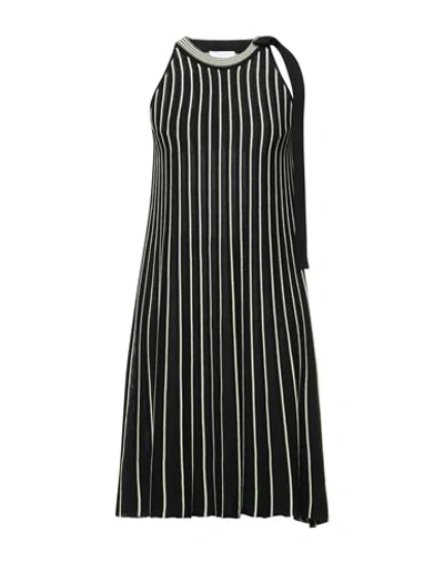 Shop Be Blumarine Woman Mini Dress Black Size 4 Viscose, Polyester, Polyamide