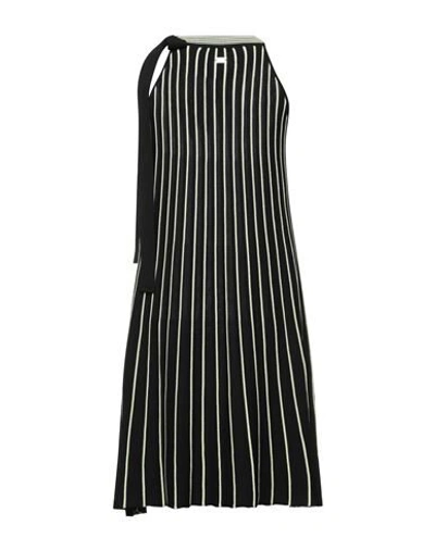 Shop Be Blumarine Woman Mini Dress Black Size 4 Viscose, Polyester, Polyamide