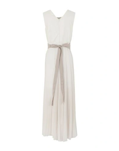 Peserico Long Dresses In White