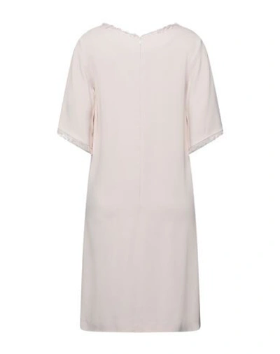 Shop Antonelli Woman Mini Dress Light Pink Size 10 Viscose, Elastane