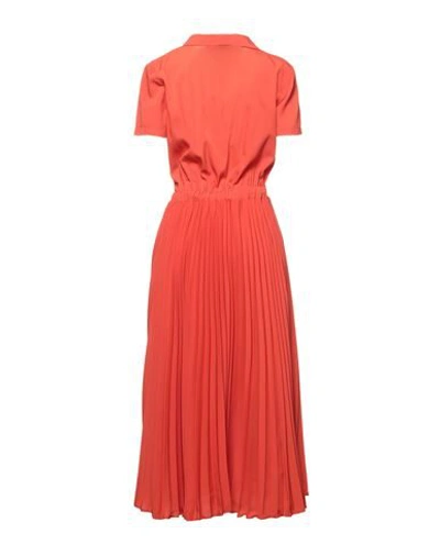 Shop Access Fashion 3/4 Length Dresses In Orange