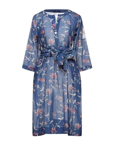 High Midi Dresses In Blue