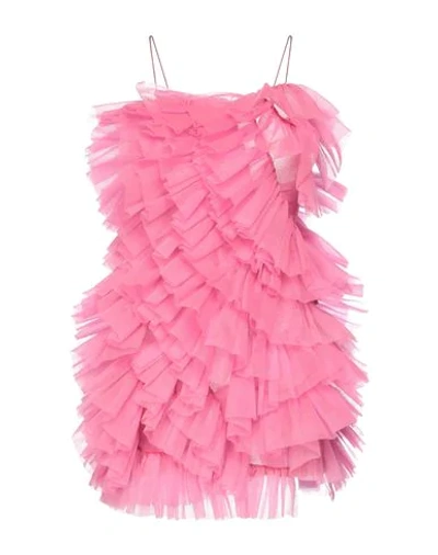Laneus Short Dresses In Fuchsia