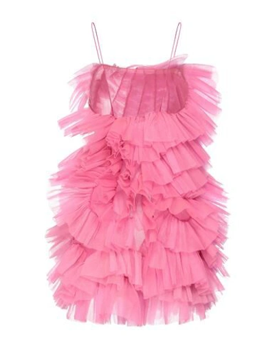 Laneus Short Dresses In Fuchsia