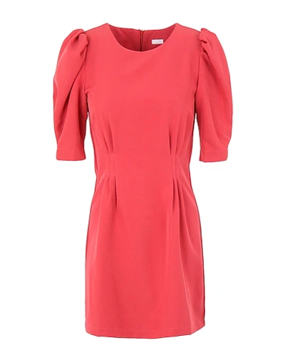 Shop 8 By Yoox Woman Mini Dress Pastel Pink Size 10 Polyester, Elastane