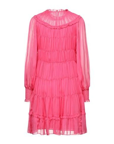 Shop Ulla Johnson Short Dress In Fuchsia