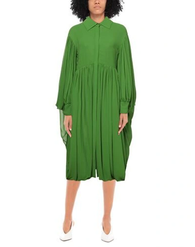 Shop Valentino Garavani Woman Midi Dress Light Green Size 14 Polyester