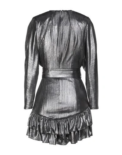 Shop Retroféte Short Dresses In Steel Grey
