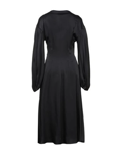 Shop Khaite Midi Dresses In Black