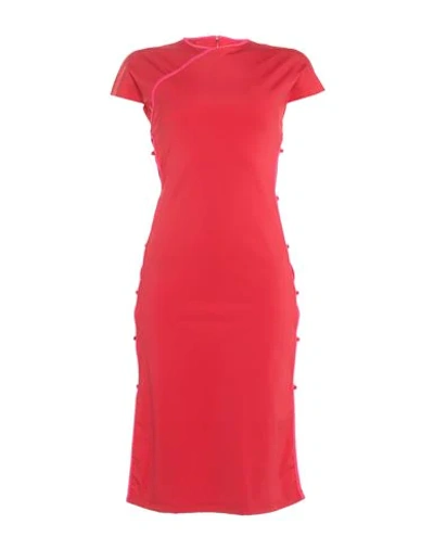 Shop Marcia Knee-length Dress In Red