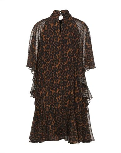 Erdem Midi Dresses In Brown