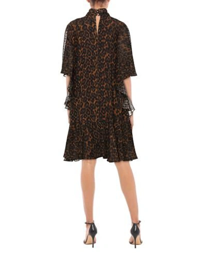 Shop Erdem Woman Midi Dress Brown Size 4 Polyester