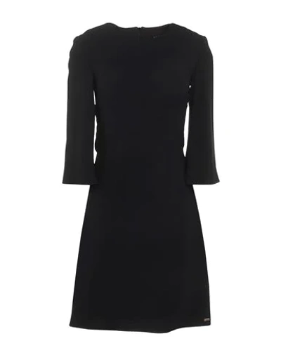 Shop Armani Exchange Woman Mini Dress Black Size 2 Polyester