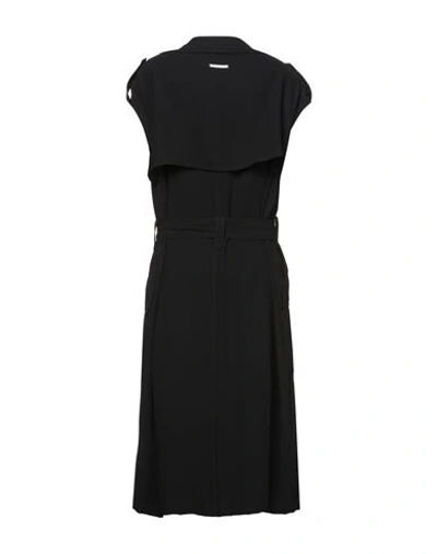 Shop Armani Exchange Woman Midi Dress Black Size M Elastomultiester, Polyester