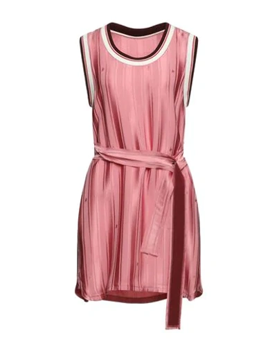 Shop Golden Goose Woman Mini Dress Pastel Pink Size S Viscose, Polyester, Elastane