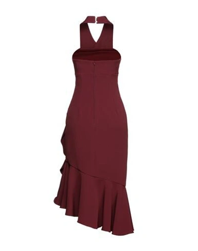 Shop Keepsake 3/4 Length Dresses In Maroon