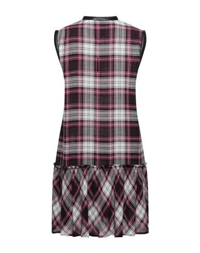 Shop 8pm Woman Mini Dress Fuchsia Size S Viscose, Virgin Wool, Acrylic, Polyester, Textile Fibers In Pink