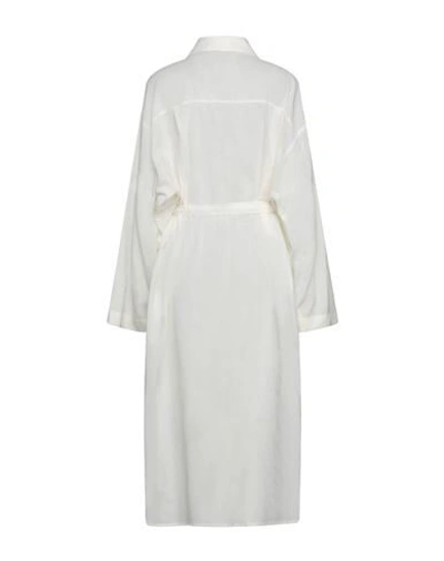 Shop Le 17 Septembre 3/4 Length Dresses In Ivory
