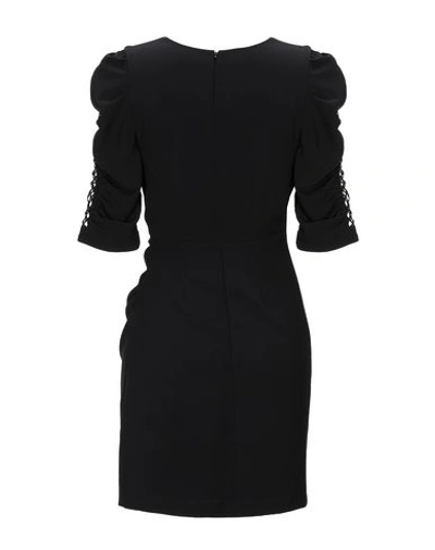 Shop Annarita N Short Dresses In Black