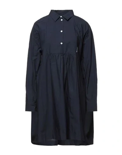 Shop Wood Wood Jenica Woman Short Dress Midnight Blue Size 12 Cotton