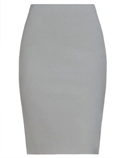 Emporio Armani Knee Length Skirts In Grey