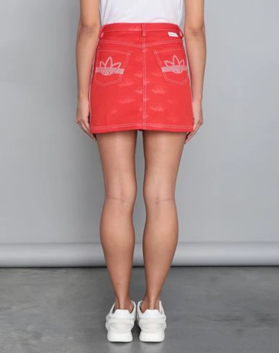 Shop Adidas Originals X Fiorucci Mini Skirts In Red