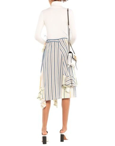 Shop Jw Anderson Midi Skirts In Yellow