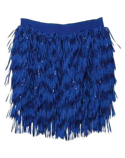 Shop 5rue Woman Mini Skirt Blue Size S Polyester