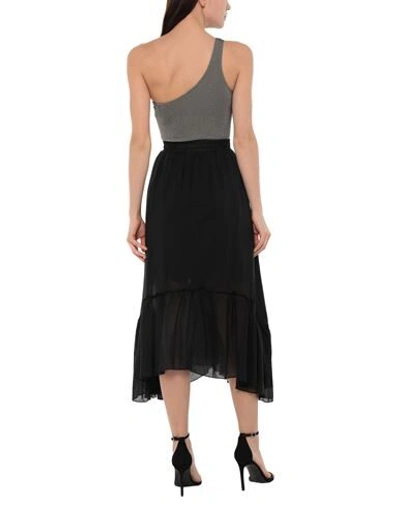 Shop Alessandra Chamonix Midi Skirts In Black