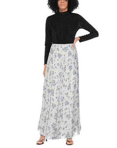Shop Be Blumarine Woman Maxi Skirt White Size 2 Viscose