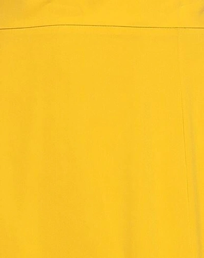 Shop Dolce & Gabbana Woman Midi Skirt Ocher Size 0 Silk, Elastane In Yellow