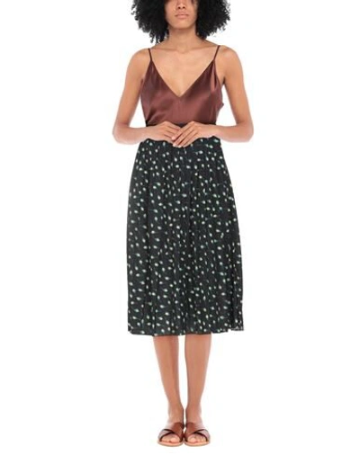 Shop Wood Wood Woman Midi Skirt Black Size 8 Polyester