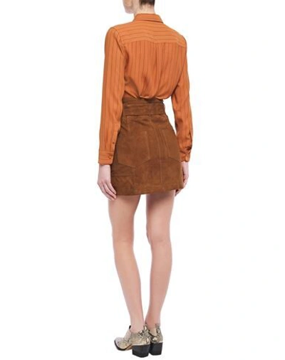 Shop Marissa Webb Mini Skirts In Brown