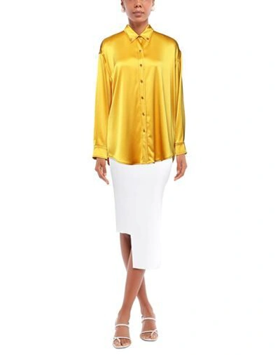 Shop Sies Marjan Woman Shirt Yellow Size Xs/s Triacetate, Polyester