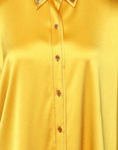 Shop Sies Marjan Woman Shirt Yellow Size Xs/s Triacetate, Polyester