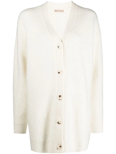 Shop 12 Storeez V-neck Cardigan In 白色