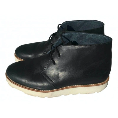 Pre-owned Opening Ceremony Black Leather Ankle Boots
