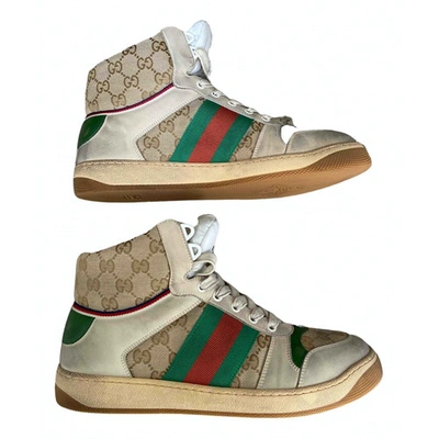 Pre-owned Gucci Screener Multicolour Trainers