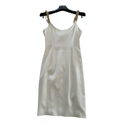 MOSCHINO Pre-owned Mid-length Dress In White