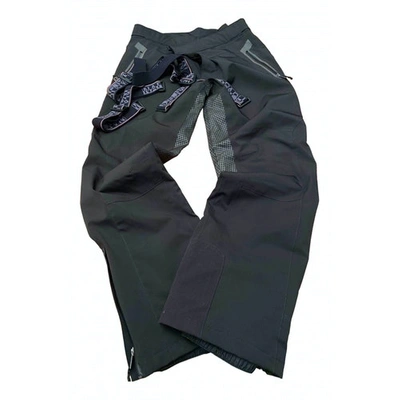Pre-owned Napapijri Trousers In Black