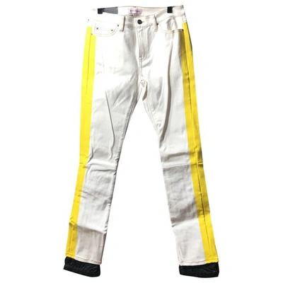 Pre-owned Palm Angels Trousers In White