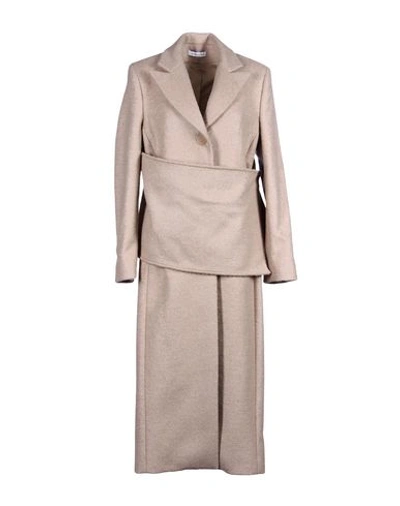 Jw Anderson Coat In Sand