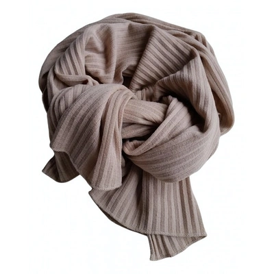 Pre-owned Marc Cain Scarf In Beige