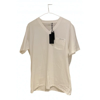 Pre-owned Prada White Cotton T-shirt