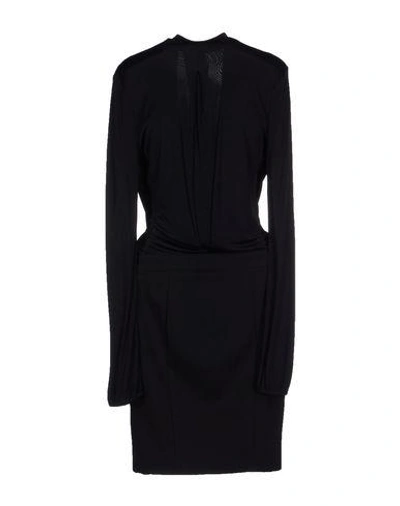 Shop Patrizia Pepe Woman Midi Dress Black Size 1 Viscose, Elastane