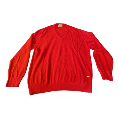 Pre-owned Loewe Wool Pull In Red
