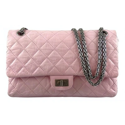 2.55 leather purse Chanel Pink in Leather - 37612318