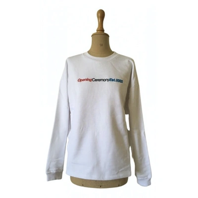 Pre-owned Opening Ceremony White Cotton Knitwear