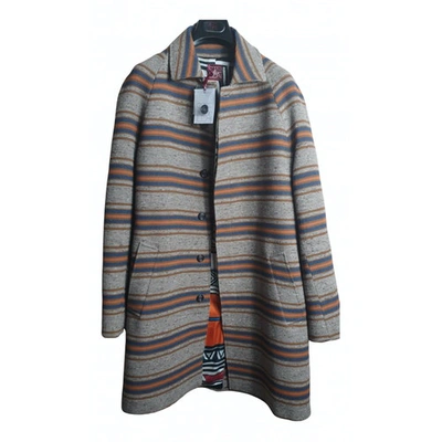 Pre-owned Stella Jean Wool Coat In Multicolour