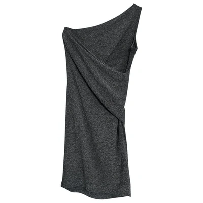 Pre-owned Alexander Wang Mini Dress In Anthracite